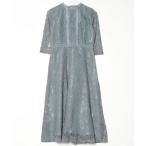 「Lace Ladies」 7分袖ワンピース M ミント レディース
