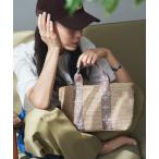 トートバッグ ナイロンラフィアデイリーミニトートバッグ レディース