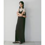 ワンピース salopette Knit Onepiece