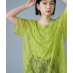 tシャツ レースレイヤーTシャツ(HARE) レディース