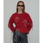 「MAISON SPECIAL」 長袖カットソー FREE レッド レディース