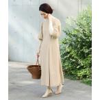 「VERMEIL par iena」 長袖ワンピース 36 ベージュ レディース