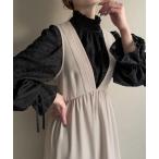 「junoah」 サロペットスカート MEDIUM アイボリー レディース