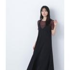「NATURAL BEAUTY BASIC」 サロペットスカート MEDIUM ブラック レディース