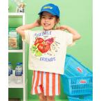 tシャツ 「リンク」BREEZEMART ジャンクフード＆ベジタブル半袖Tシャツ キッズ 子供服 男の子 女の子