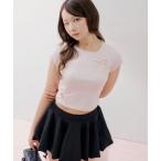 tシャツ ハートデザインチビT レディース