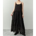 ワンピース 「on:nue」クリンクルドット ティアードキャミワンピース/2026 SS COLLECTION