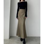 「Louere」 ロングスカート SMALL ブラウン レディース