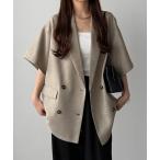 「callautia」 テーラードジャケット LARGE ベージュ レディース