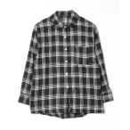 「Miniministore」 長袖ネルシャツ X-LARGE ブラック レディース