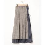 「LILY BROWN」 プリーツスカート ONE SIZE グレー レディース