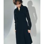 「GRACE CONTINENTAL」 長袖ワンピース 36 ブラック レディース
