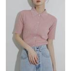 「SENSE OF PLACE by URBAN RESEARCH」 ニットカーディガン ONE ピンク レディース