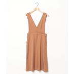 「NATURAL BEAUTY BASIC」 サロペットスカート MEDIUM ブラウン レディース
