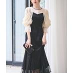 「RUIRUE BOUTIQUE」 長袖ワンピース LL ブラック レディース