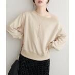 「natural couture」 長袖カットソー FREE ライトベージュ レディース
