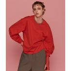 「MAISON SPECIAL」 長袖カットソー FREE レッド レディース
