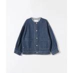 「SHIPS any」 デニムジャケット ONE SIZE ネイビー レディース