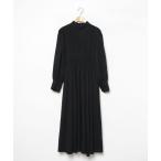 「junoah」 長袖ワンピース MEDIUM ブラック レディース
