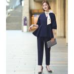 「RUIRUE BOUTIQUE」 パンツスーツ L ネイビー レディース