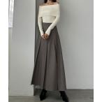 「Louere」 ロングスカート MEDIUM ブラウン系その他 レディース