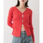 「SENSE OF PLACE by URBAN RESEARCH」 ニットカーディガン ONE ピンク レディース