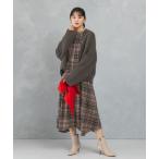 「URBAN RESEARCH ROSSO WOMEN」 長袖ワンピース FREE ブラウン系その他 レディース