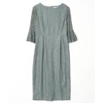 「Lace Ladies」 7分袖ワンピース M ミント レディース