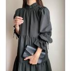 「FILLOU」 長袖ワンピース MEDIUM ダークグレー レディース