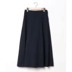 「SLOBE IENA」 ロングスカート 38 ネイビー レディース