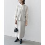 「SHIPS any」 「NavyBlue」サロペットスカート ONE SIZE ベージュ レディース