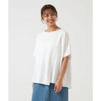 tシャツ 異素材MIXドルマン レディース