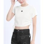 tシャツ マリークワント mary quant サイドギャザー Tシャツ レディース