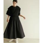 「SALON adam et rope'」 長袖ワンピース FREE ブラック レディース