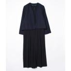 「RUIRUE BOUTIQUE」 セットアップ 3L ネイビー レディース