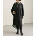 「ear PAPILLONNER」 「sumi style」長袖ワンピース FREE ブラック レディース