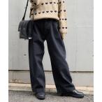 「FREAK'S STORE」 デニムパンツ MEDIUM ブラック レディース