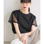 tシャツ 2点SET チュールレイヤードTシャツ レディース