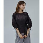 ブラウス シャツ Sheer puff blouse/シアーパフブラウス レディ