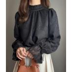 「FILLOU」 長袖ブラウス LARGE ブラック レディース