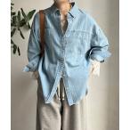 「DouDou」 長袖シャツ FREE ブルー系その他 レディース