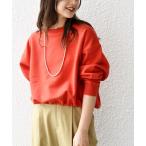 「SHIPS any」 長袖カットソー ONE SIZE レッド レディース
