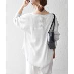 「SHIPS any」 長袖カットソー ONE SIZE ホワイト レディース