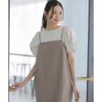 tシャツ タッチミースムース ボリュームスリーブ カットソー レディース