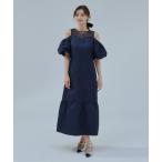 ワンピース Balloon off shoulder one-piece/バルーンオフショルダーワンピース