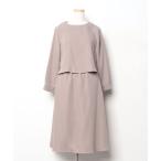 「URBAN RESEARCH ROSSO」 長袖ワンピース FREE ベージュ レディース