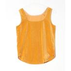 [JEANASIS] безрукавка tops FREE orange женский 