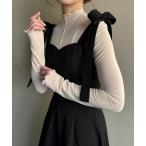 「junoah」 セットアップ MEDIUM ブラック レディース
