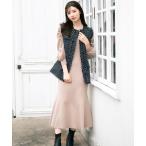 「MISCH MASCH」 ドッキングワンピース S ベージュ レディース