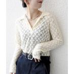 「SHIPS any」 長袖カットソー ONE SIZE ナチュラル レディース